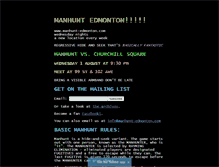 Tablet Screenshot of manhunt-edmonton.com
